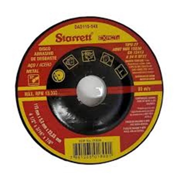 DISCO DESBASTE 4.1/2 X 1/4 X 7/8 STARRETT