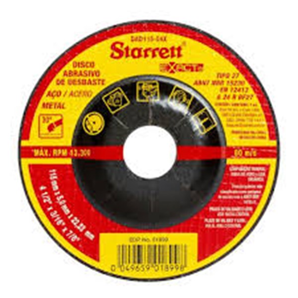 DISCO DESBASTE 4.1/2 X 3/16 X 7/8 STARRETT