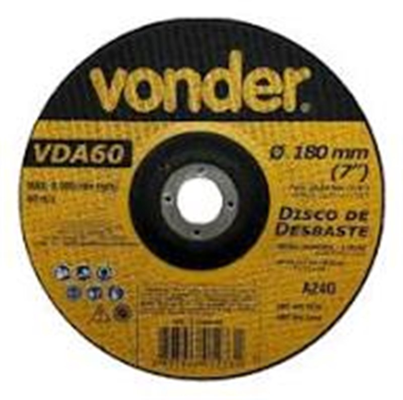 DISCO DESBASTE 7 X 1/4 X 7/8 VONDER VDA60