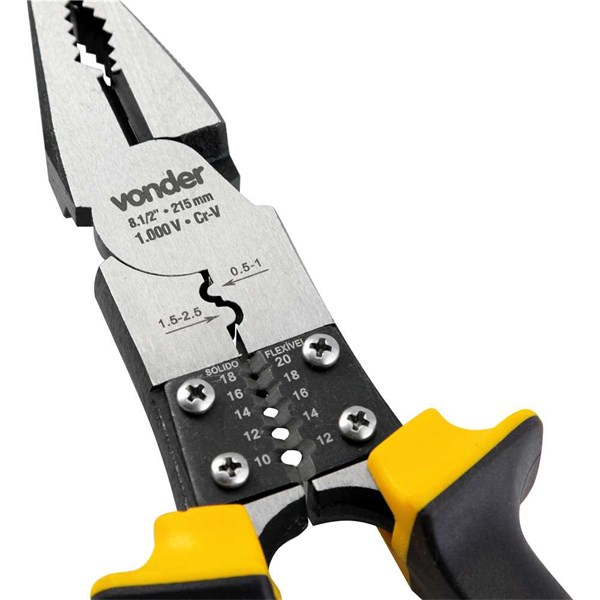 ALICATE UNIVERSAL 8.1/2 CRV ELETRICISTA 1000V VONDER