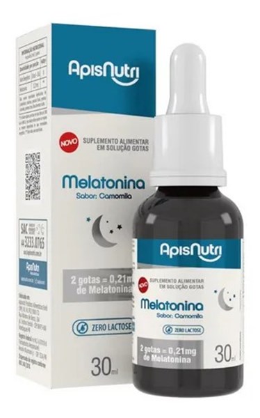 Melatonina 30ml Sabor Camomila