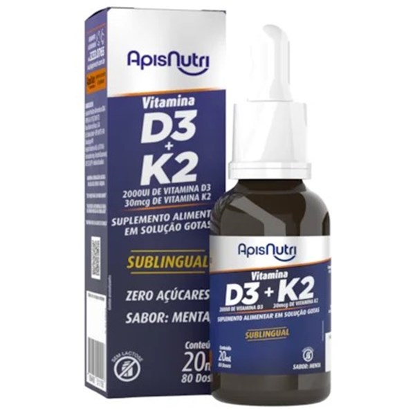 VITAMINA D3 + K2 20ML APISNUTRI