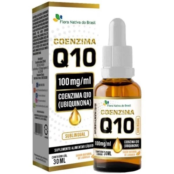 COENZIMA Q10 GOTAS SABOR LARANJA 30ML FLORA NATIVA