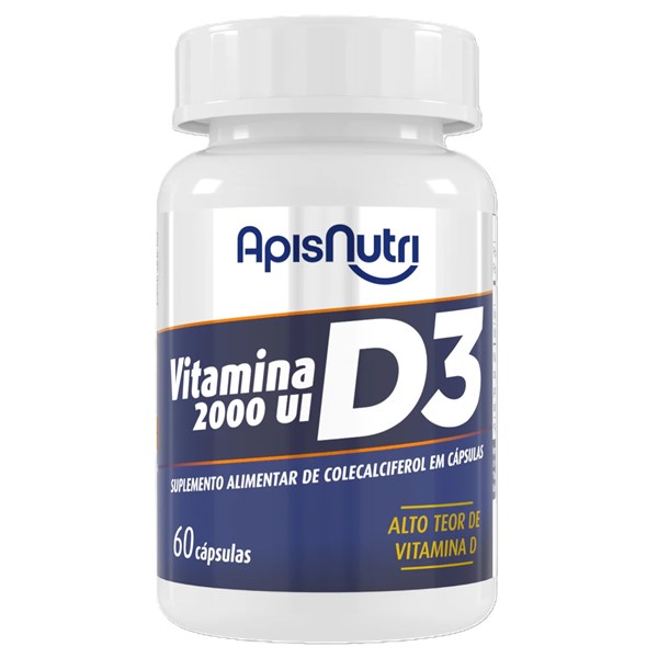 VITAMINA D3 200UI 60CPS APISNUTRI