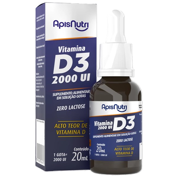 VITAMINA D3 200UI  20ML APISNUTRI