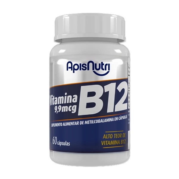 VITAMINA B12 60CAPS 9.9MCG APISNUTRI