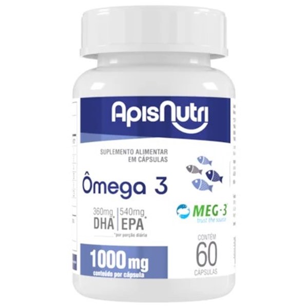 OMEGA 3 60CAPS 1000MG APISNUTRI