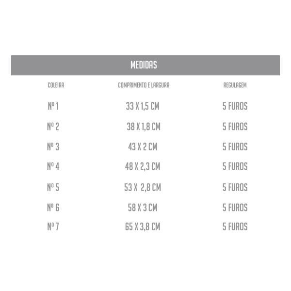 COLEIRA COURO PARCERIA PET 7