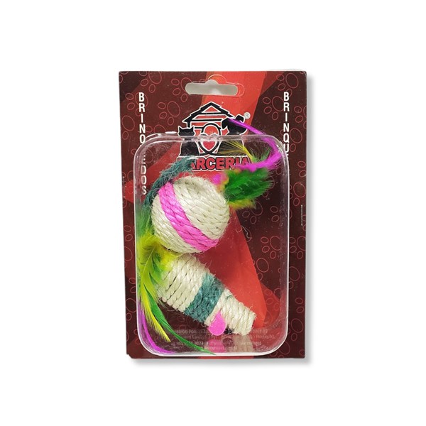 KIT BRINQUEDO P/ GATO RAPET BLISTER 2 UN