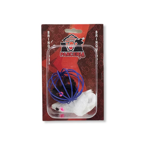 KIT BRINQUEDOS P/ GATO RATIX  BLISTER 2 UN