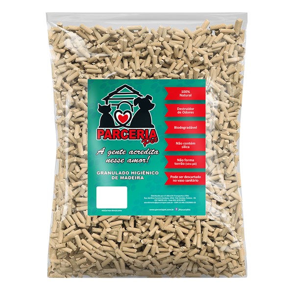 GRANULADO HIGIÊNICO DE MADEIRA 10X2KG