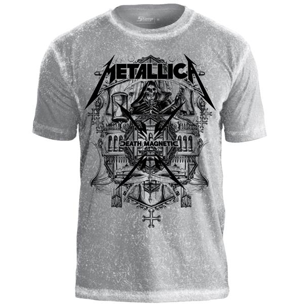 CAMISETA STAMP METALLICA UNRULY MCE200 CINZA