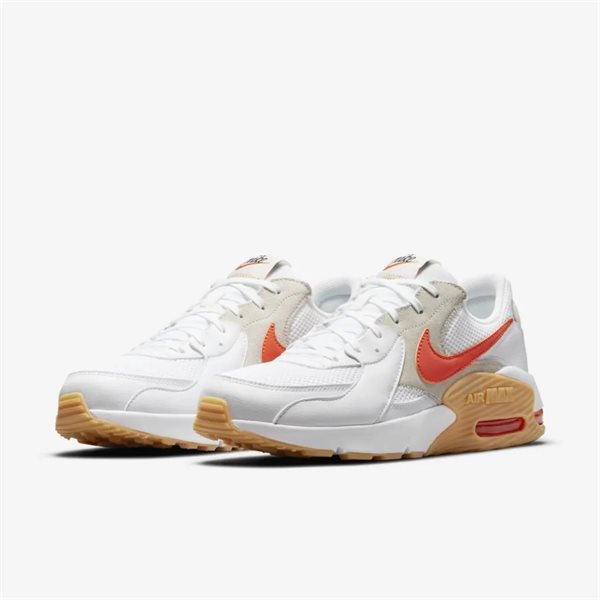 TENIS NIKE AIR MAX EXCEE S50 DJ2000-100 BRANCO/LARANJA
