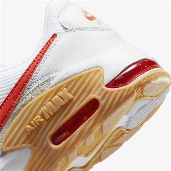 TENIS NIKE AIR MAX EXCEE S50 DJ2000-100 BRANCO/LARANJA