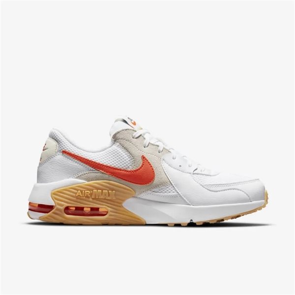 TENIS NIKE AIR MAX EXCEE S50 DJ2000-100 BRANCO/LARANJA