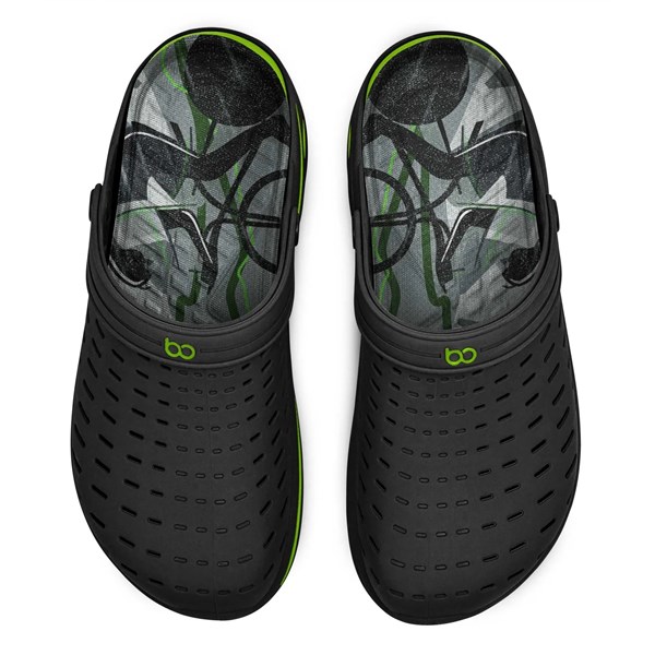 CROCK BOA ONDA BRAVE 1944 PRETO/LIMA	