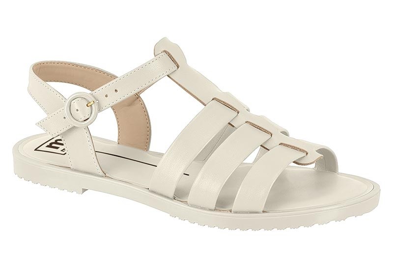 SANDALIA MOLECA 5449.206 TURIM/BRANCO OFF