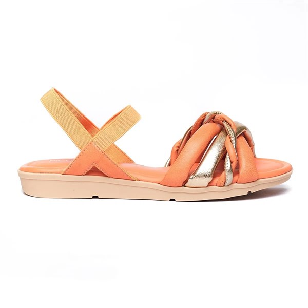 SANDALIA PICCADILLY 401249 MARFIM/LARANJA