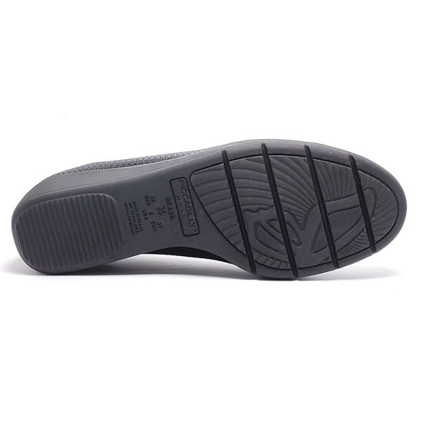 SAPATO PICCADILLY 117104 ANABELA/PRETO