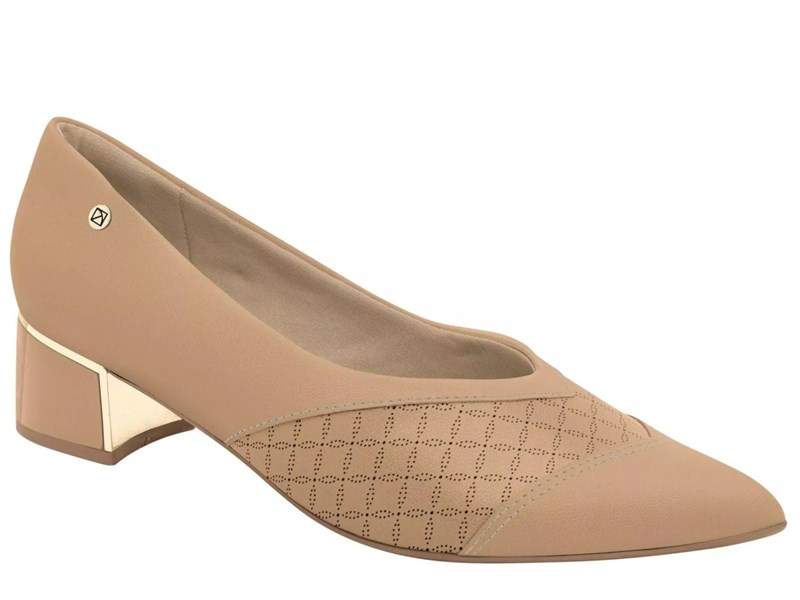 SAPATO PICCADILLY 739137 NUDE/CAPUCCINO