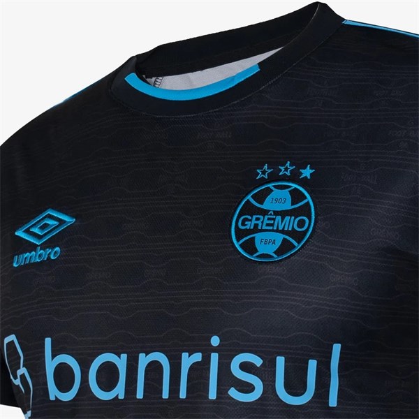 CAMISETA UMBRO GREMIO 2023 OF.3 U31G02057-131 PRETO