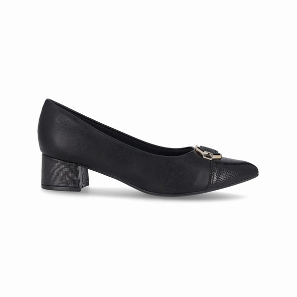 SAPATO PICCADILLY 739051-12 LINHO/PRETO