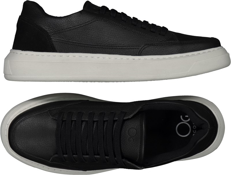 SAPATENIS OGOCHI 04751 SNEAKER LEATHER PRETO