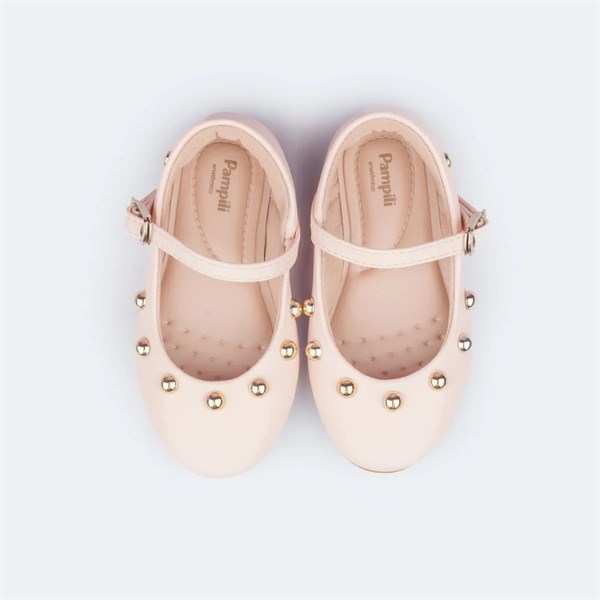 SAPATILHA PAMPILI 188.702 BAILARINA CREAM
