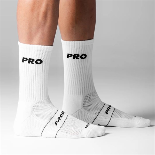 MEIA PROSOCKS KIT/2 ALLDAY MAXY 38/44 BRANCA