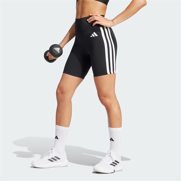 SHORT ADIDAS JD6536 OPTIME 3 LISTRAS PRETO/BRANCO