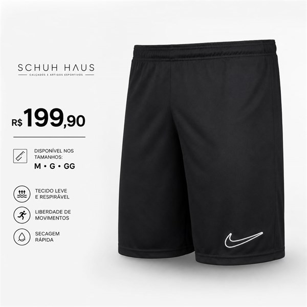 CALÇAO NIKE ACD25 DRI-FIT FZ9776-010 PRETO