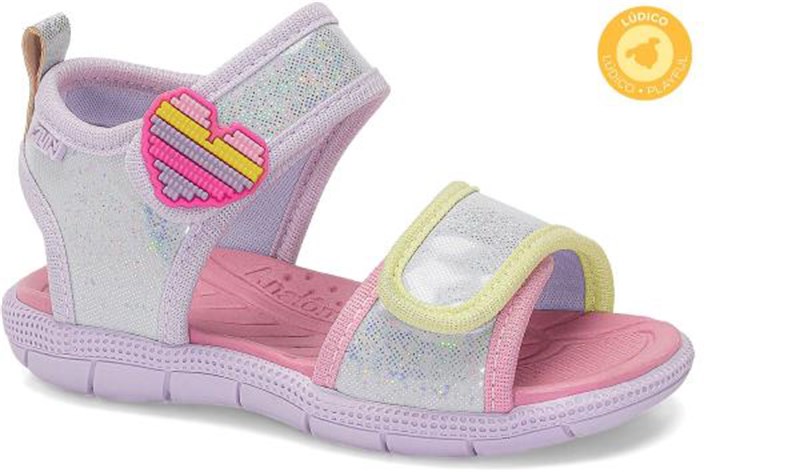 SANDALIA KLIN TIC TAC 711.174 LAVANDA/ROSA