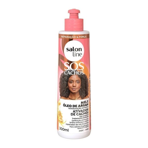 ATIVADOR DE CACHOS SALON LINE KIDS HIDRATACAO 300ML