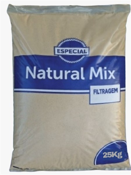 AREIA DE QUARTZO - 0,8 a 1,2MM - 25KG