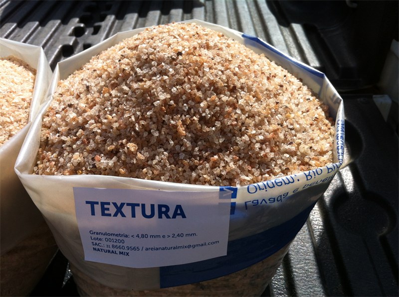 AREIA DE QUARTZO - 2,36 a 3,0MM - Big Bag 1 ton