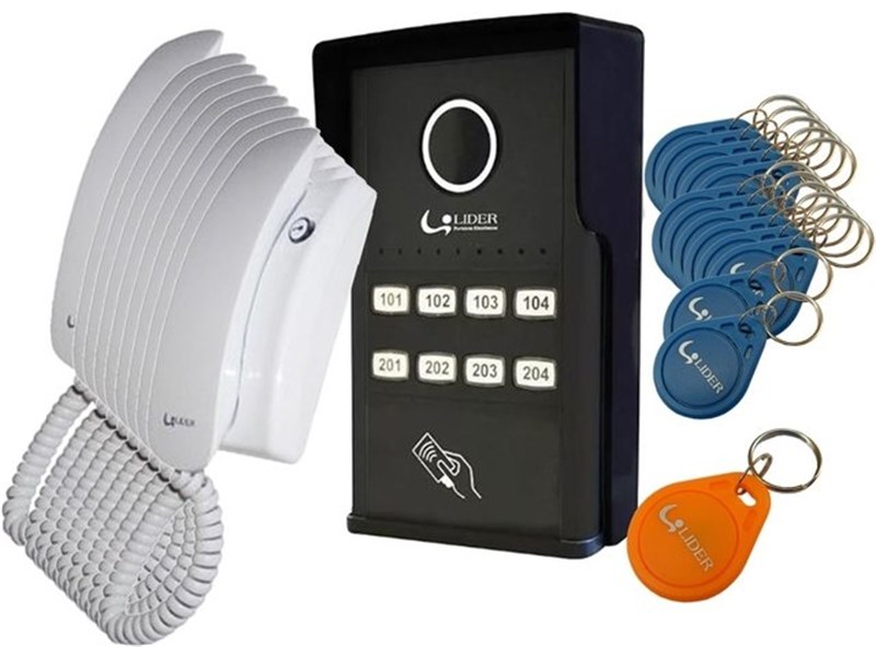 Porteiro Coletivo Smart Rfid 8 Pontos