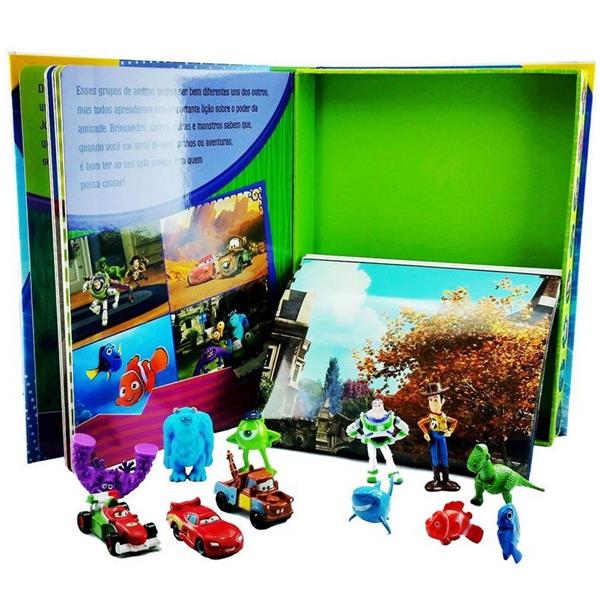 Amigos Fantásticos - Disney Pixar + 12 Miniaturas - Y.A.Books