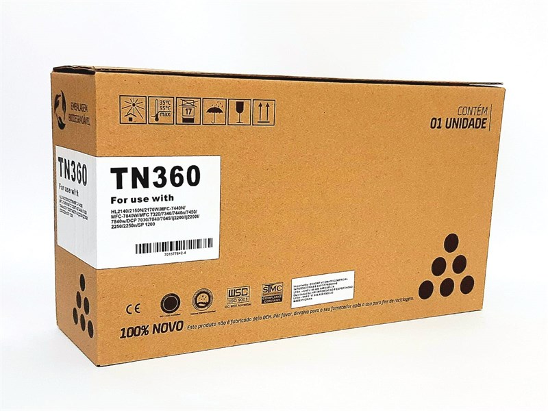 CART. TONER COMP. BROTHER TN-360 2.6K RHB