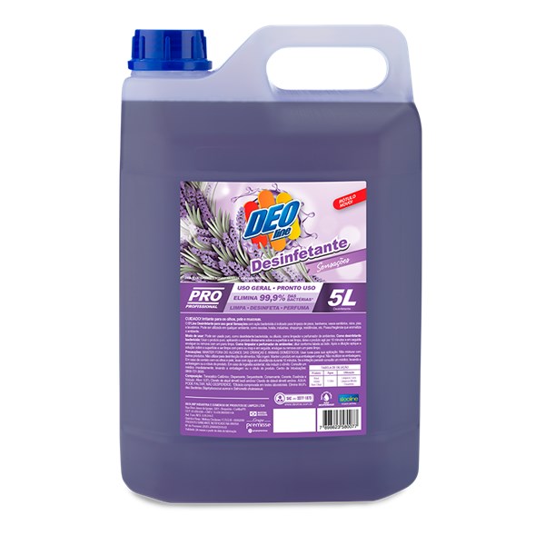 DESINFETANTE 1:20 - SENSACOES DEO LINE 5L - REF.:160042-5
