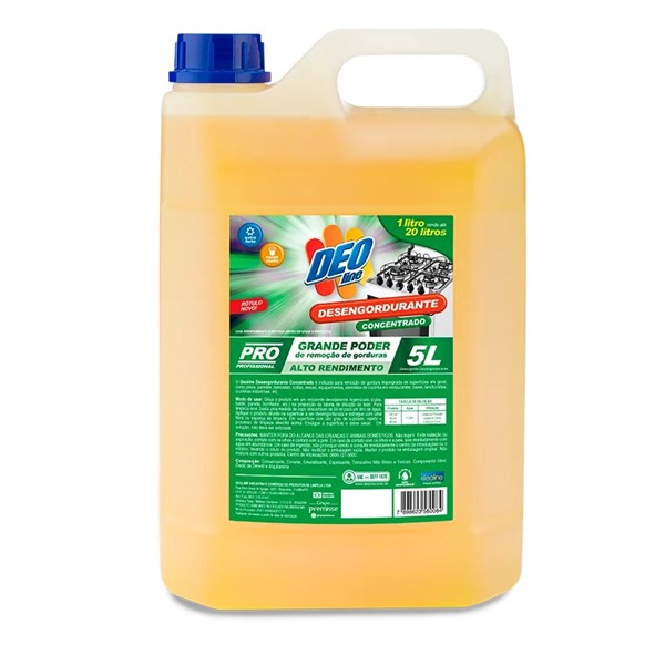 DESENGORDURANTE CONCENTRADO DEO LINE 5 L - REF.:160010-5