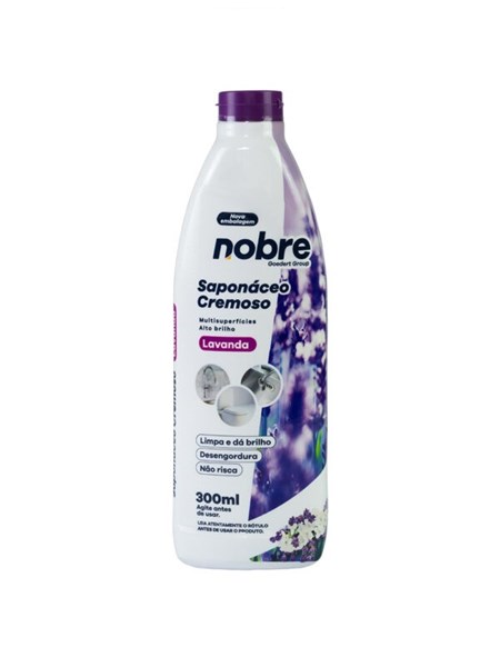 SAPONACEO CREMOSO 300ML LAVANDA - NOBRE REF.:29199