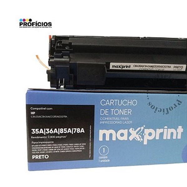 CART. TONER COMPATÍVEL HP CB435/436/CE285A/CE278A 2K MAXPRINT Ref.:5613777