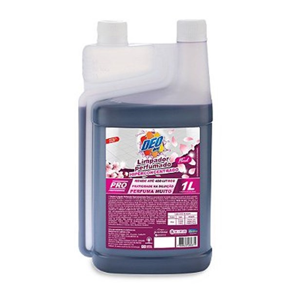 LIMPADOR HIPER CONCENTRADO 1:400 - FLORAL  1L REF.:160048-1