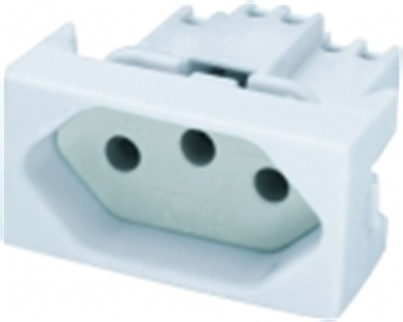 RADIAL - MÓDULO 2 POLOS + T S/ PL. 20 A BCA. (PEROLA)