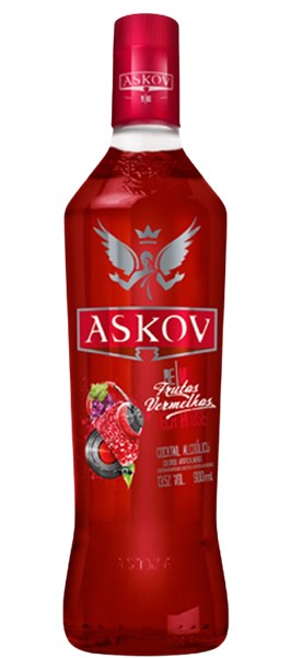 Vodka Askov Frutas Vermelhas 900ml