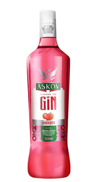 Gin Askov Morango 900ml