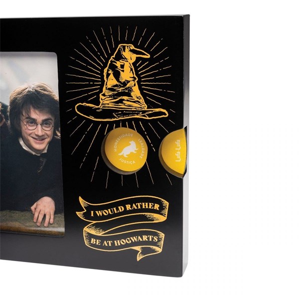 Porta-Retrato Roleta HP Casas Hogwarts