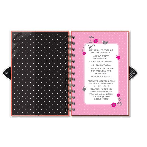 Diário com Chave Joaninha