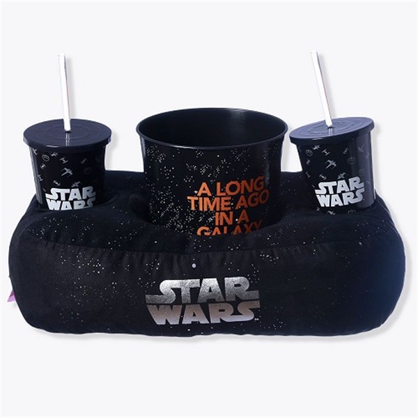 Kit Almofada Pipoca Fibra Suede Star Wars