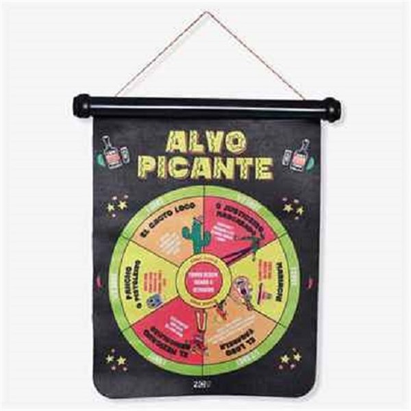 Jogo c/ 6 Dardos e 4 Shots 50ML Alvo Picante